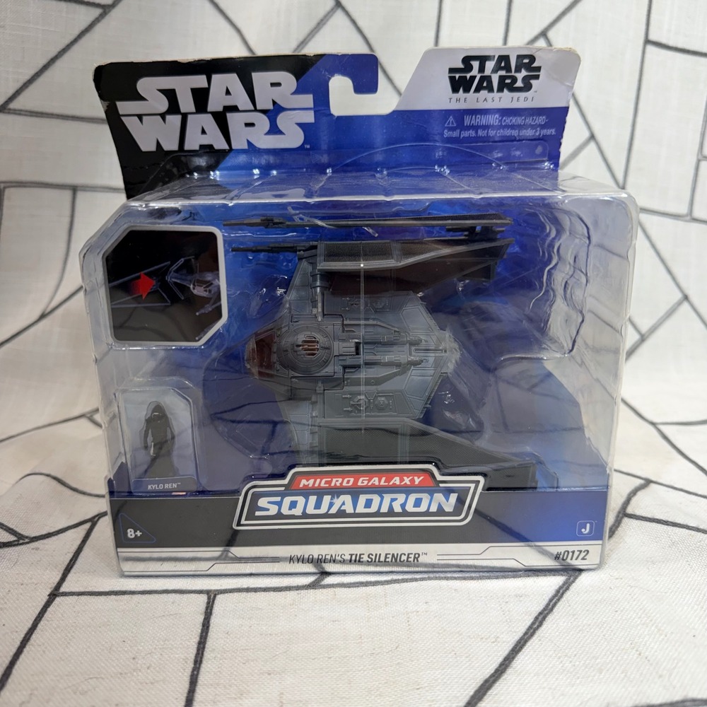 Star Wars Micro Galaxy Squadron Kylo Ren TIE Silencer #0172 Starfighter Class